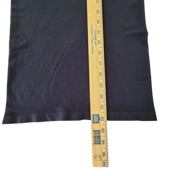 ANTHROPOLOGIE WOMEN DRESS MINI BODY CON STRETCH TIGHT BLACK WHITE STRAPPY LG XL - Picture 4 of 6